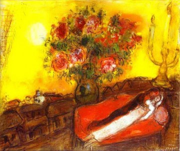 El cielo enciende al contemporáneo Marc Chagall Pinturas al óleo